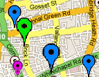 Google Maps directory of Mosques/masjids in Britain